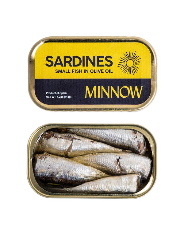 Minnow - Sardines - Small Fish in Olive Oil 4.2oz – The Eddy