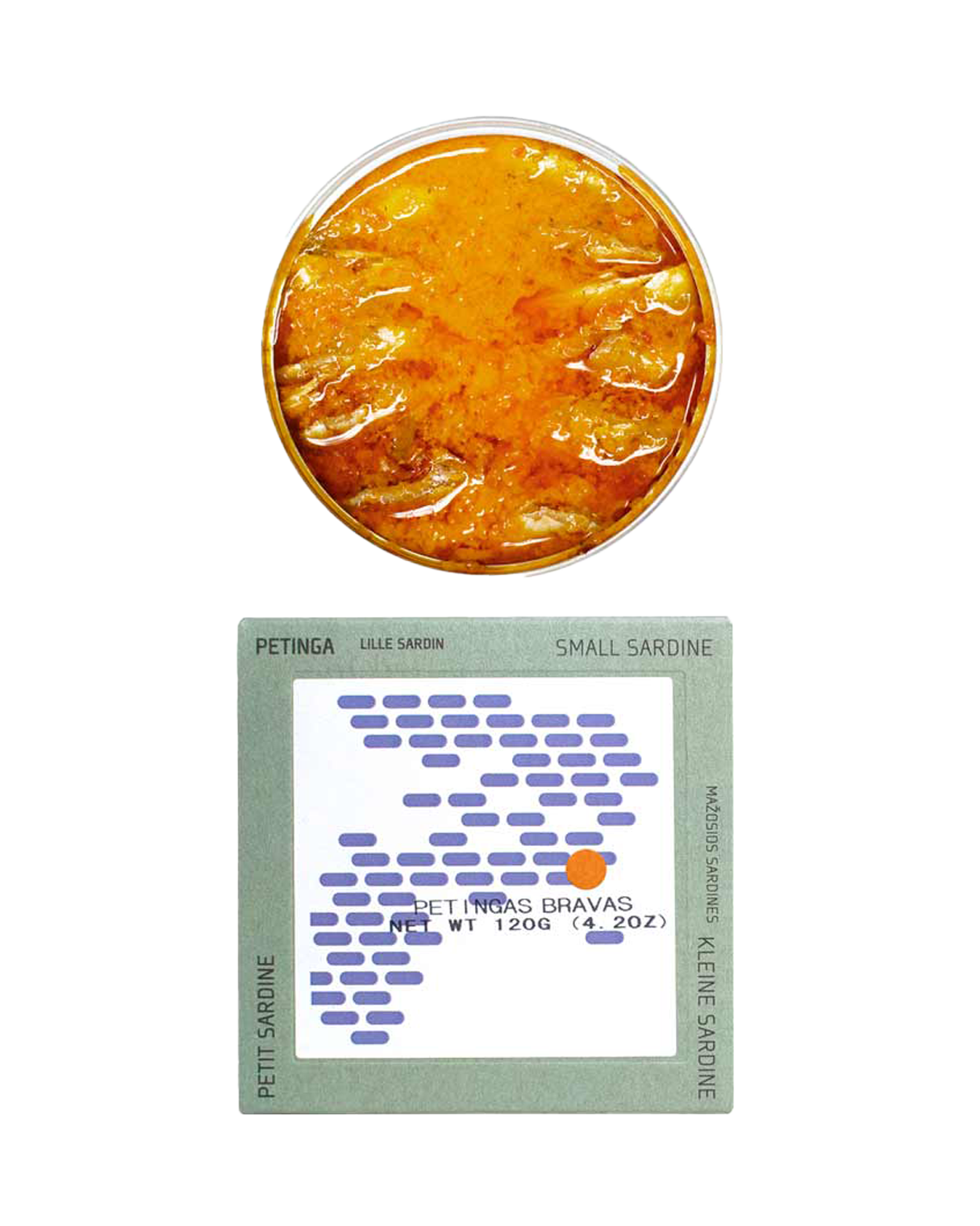 ABC+ Small Sardines "Brava" Sauce, 120g