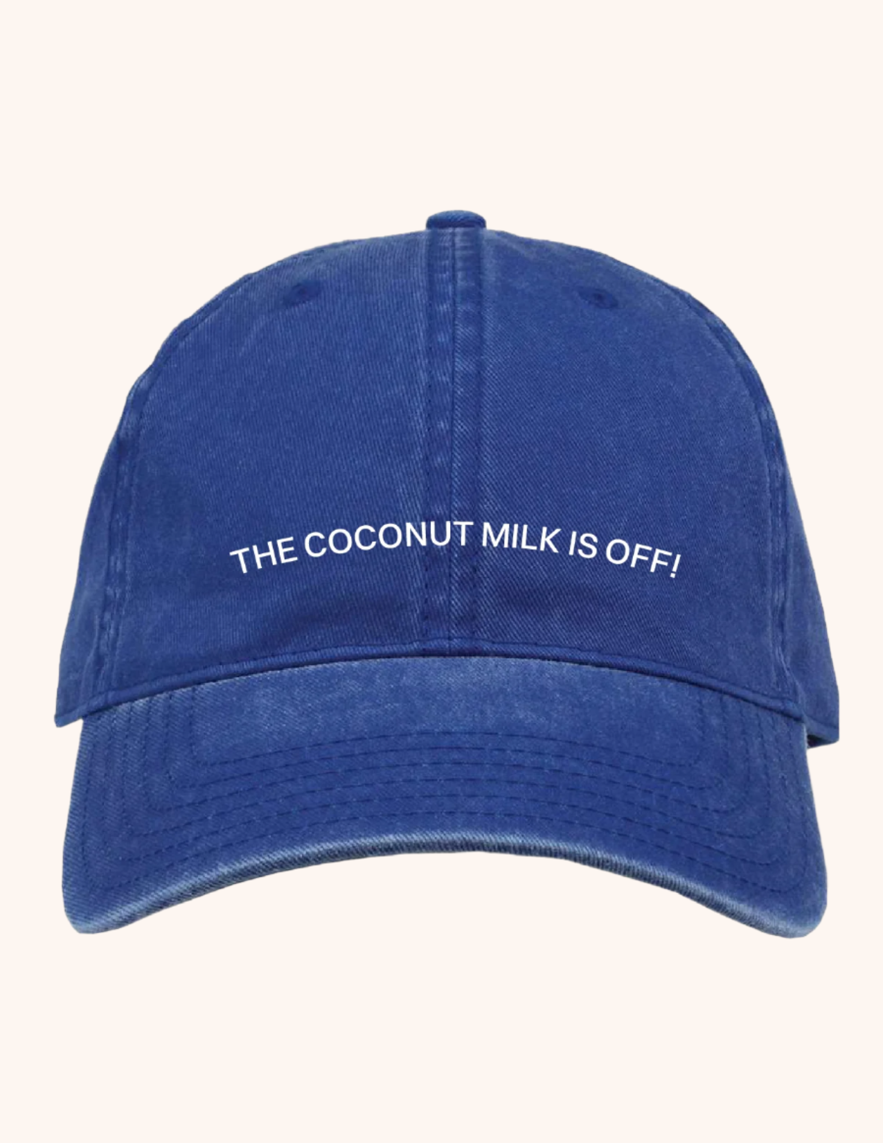 the coconut milk is off hat