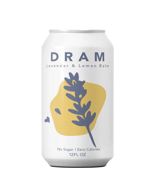 DRAM Apothecary Lavender and Lemon Balm Herbal Sparkling Water 12oz