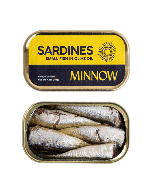 Minnow - Sardines - Small Fish in Olive Oil 4.2oz