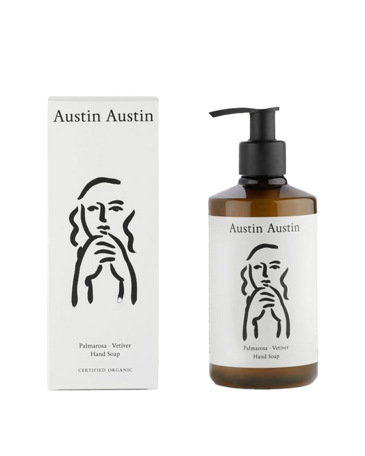 Austin Austin palmarosa & vetiver hand soap organic