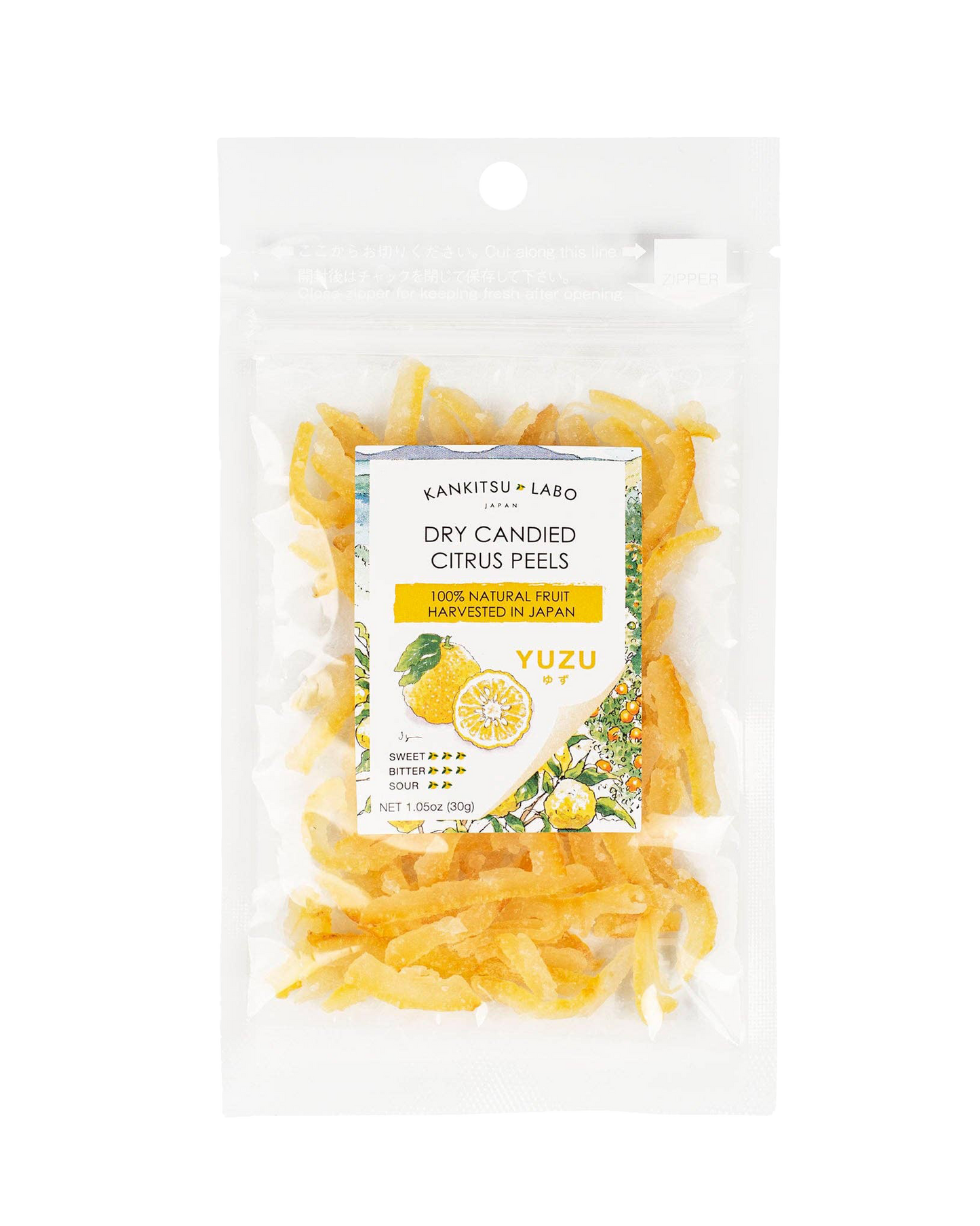 Kankitsu + Labo - Dry Candied Yuzu Peel