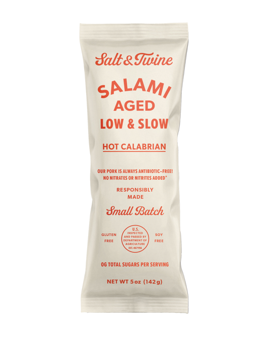 Salt & Twine by New England Charcuterie - Hot Calabrian Salami 5oz