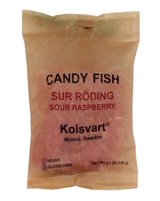 Sour Raspberry Swedish Fish - 4.2oz