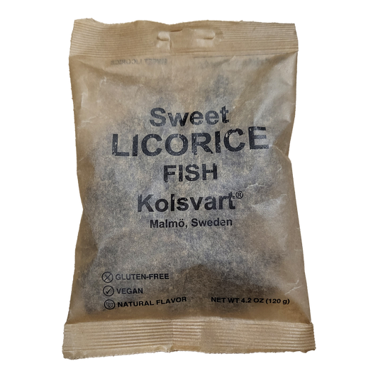 Sweet Licorice Swedish Fish - 4.2oz